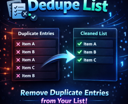 Dedupe list